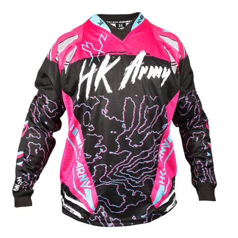 HK Army Freeline Jersey - Limited Edition - Topographic Pink