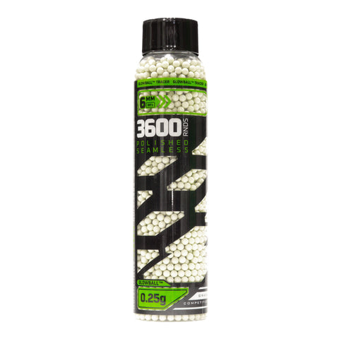 HK Army Hostile Airsoft - Green Tracer .25g BB's - 3600 Flasche