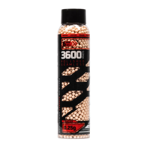 HK Army Hostile Airsoft - Red Tracer .25g BB's - 3600 Flasche