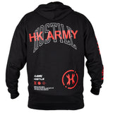 HK Army Arch Zip Up Hoodie black - neu mit Reissverschluss