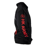 HK Army Arch Zip Up Hoodie black - neu mit Reissverschluss