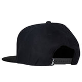 HK Army Cap - Edge Snapback Hat - Black