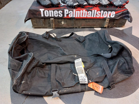 Buy used paintball equipment online - Black paintball bag/sports bag with wheels