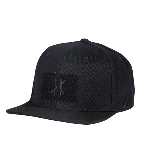 HK Army Cap - Assault Snapback Hat - Black