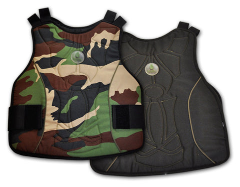Buddha Chest Protector black/camo