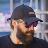 HK Army Cap - Dad Hat - Edge - Black