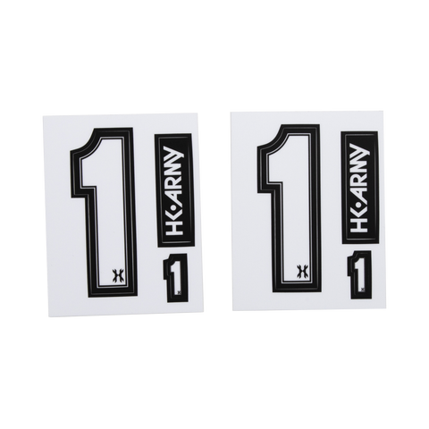 HK Army Number Sticker Packs - Nummern für Loader und Maske