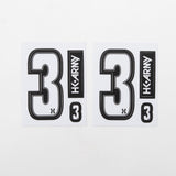 HK Army Number Sticker Packs - Nummern für Loader und Maske