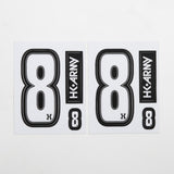 HK Army Number Sticker Packs - Nummern für Loader und Maske