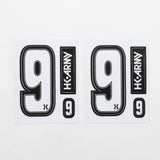 HK Army Number Sticker Packs - Nummern für Loader und Maske