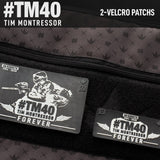 Tim Montressor #TM40 - rubberized patch with velcro closure