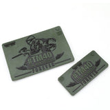 Tim Montressor #TM40 - rubberized patch with velcro closure