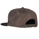 HK Army Cap - Clip Snapback Hat - Black/Tan