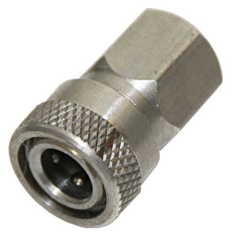Quick coupling for filling stations and remote systems