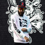 NEW - HK Army Clip Hoodie Bubblegum Tie Dye - keeps you warm with style
