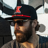 HK Army X Findlay Limited Edition - OG HK Snapback Cap - black/red