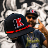 HK Army X Findlay Limited Edition - OG HK Snapback Cap - black/red
