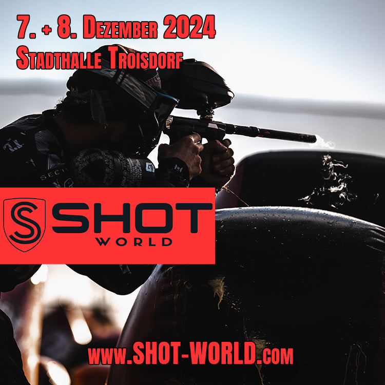 Achtung geschlossen - wir sind an der Shot World Paintball und Airsoft Messe