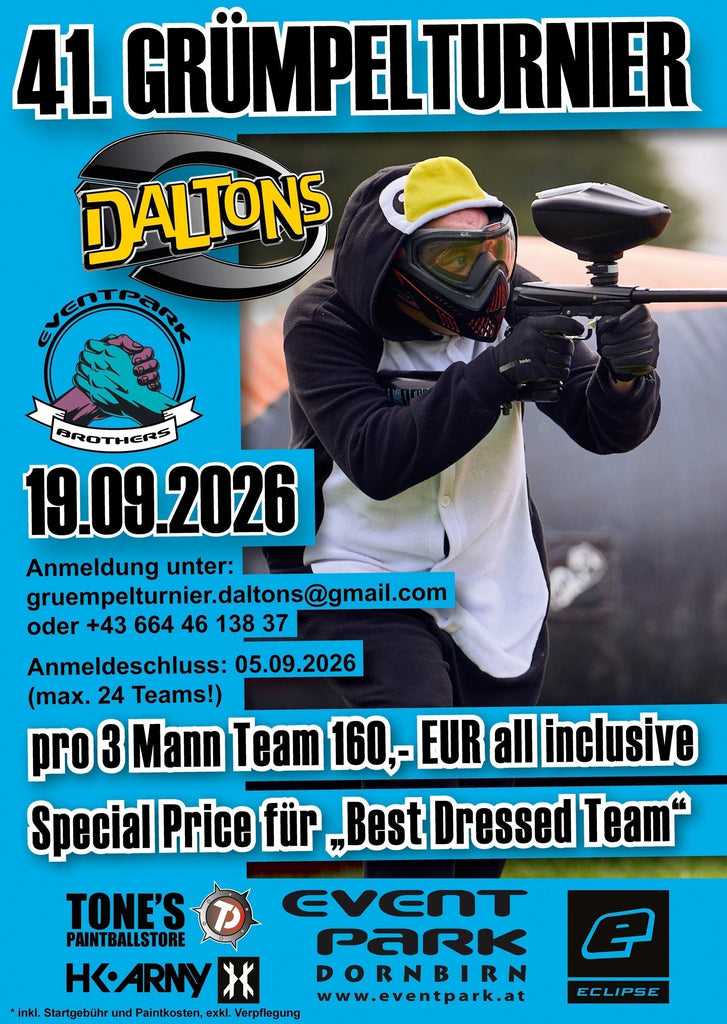 Preiswert Paintball spielen - das Grümpelturnier in Vorarlberg - jetzt Paintball kennen lernen