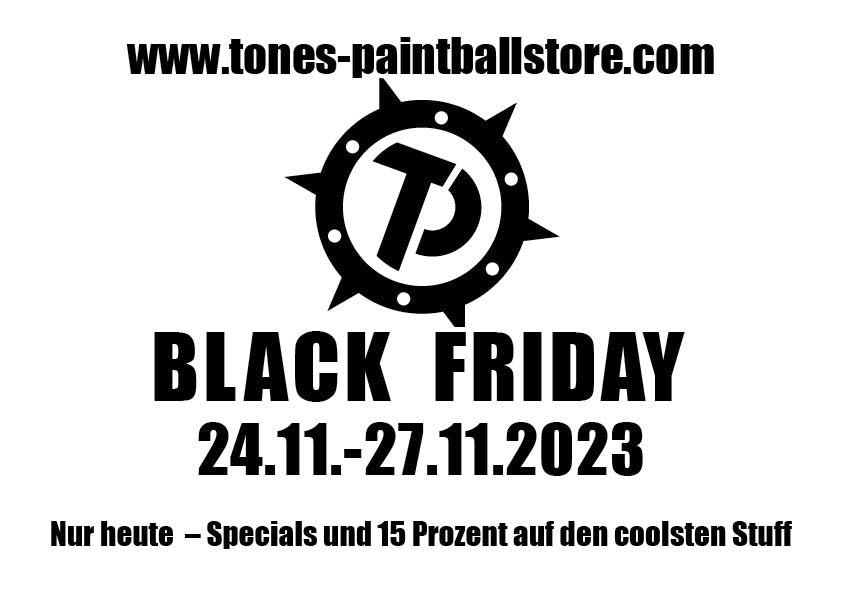 Jetzt - Black Friday Wochenende beim coolsten Paintballshop für Deutschland, Schweiz und Österreich