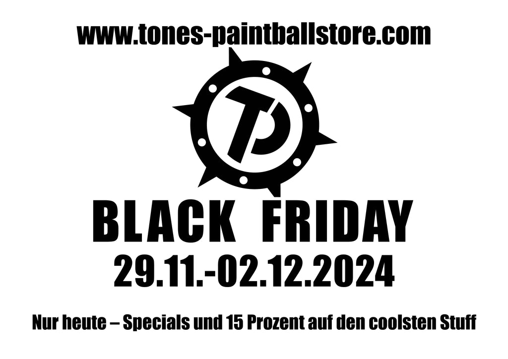 Paintball und Airsoft Ausrüstung am Cyber Monday preiswert online kaufen!