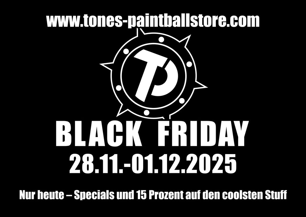 Nur noch heute - Paintball und Airsoft Ausrüstung am Cyber Monday preiswert online kaufen!