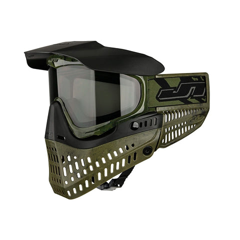 JT Spectra Proflex Paintball Maske - LE Marble Olive Sandbaggers SCS