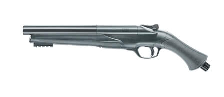 Umarex PS-300 Paintball Shotgun grau mit 16 Joule  - in Aktion