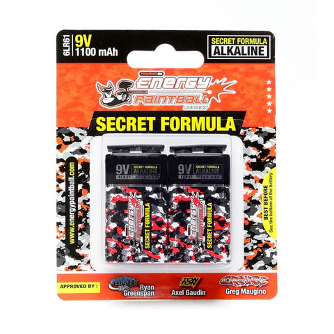 Energy Paintball Batterie - 9V Block Special - 2er Pack