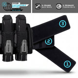 HK Army Eject-X Harness - neuer Battlepack mit Laschen - 4+3 - Black