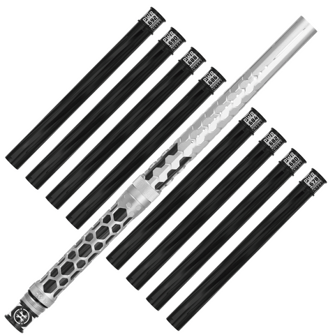 HK Army Hex PWR S63 Barrel Kit / Laufsystem - Black Inserts - Silver