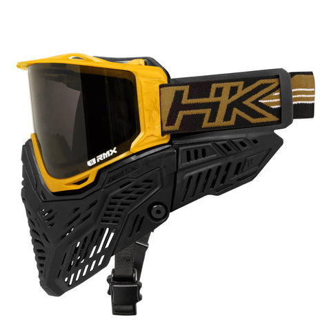 HK Army RMX Goggle System - neue Paintballmaske von HK Army - Gold