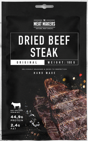 Meat Makers Beef Steak Original - Trockenfleisch für Sport und Freizeit