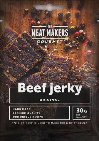 Meat Makers Beef Jerky Original Gourmet - Trockenfleisch für Sport und Freizeit