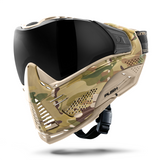 HK Army Push Unite MKII Paintball Maske - Combat (Camo/Tan) - Smoke Lens
