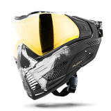 HK Army Push Unite MKII Paintball Maske - Warlord Enforcer -White Skull - Gold Lens
