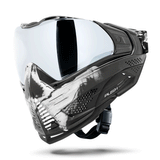 HK Army Push Unite MKII Paintball Maske - Warlord Omen -White Skull - Silver Lens