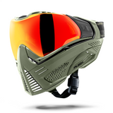 HK Army Push Unite MKII Paintball Maske - Raptor (Olive/Black) - Red Lens