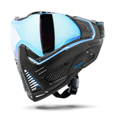HK Army Push Unite MKII Paintball Maske - Vortex (Black/Blue) - Blue Lens