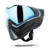 HK Army Push Unite MKII Paintball Maske - Vortex (Black/Blue) - Blue Lens
