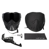 HK Army Push Unite MKII Paintball Maske -  Oblivion (Black/Black) - Smoke Lens