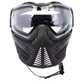 HK Army Push Unite MKII Paintball Maske - Watcher (Black/Black) - Clear Lens