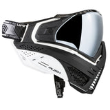HK Army Push Unite MKII Paintball Maske -Seeker (Black/White) - Silver Lens