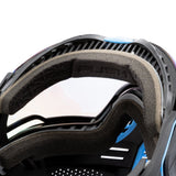 HK Army Push Unite MKII Paintball Maske - Vortex (Black/Blue) - Blue Lens