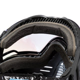 HK Army Push Unite MKII Paintball Maske - Warlord Soul - White Skull - Blue Lens