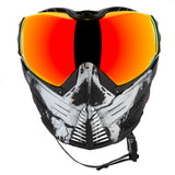 HK Army Push Unite MKII Paintball Maske - Warlord Viper - white Skull - Fire Lense
