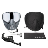 HK Army Push Unite MKII Paintball Maske - Nomad (Grey/Black) - Silver Lens