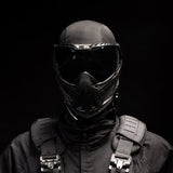 HK Army Push Unite MKII Paintball Maske -  Oblivion (Black/Black) - Smoke Lens