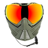 HK Army Push Unite MKII Paintball Maske - Raptor (Olive/Black) - Red Lens