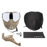 HK Army Push Unite MKII Paintball Maske -  Outlaw (Tan/Tan) - Silver Lens